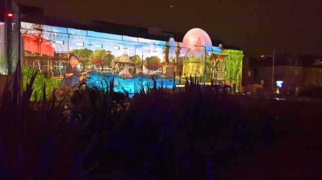 Inauguration des illuminations de Noël en région parisienne